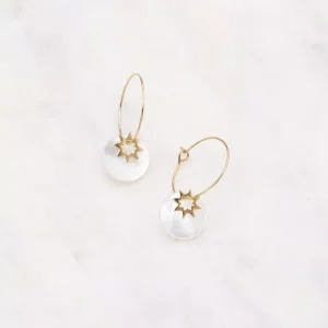 Boucles d'oreilles Nacre